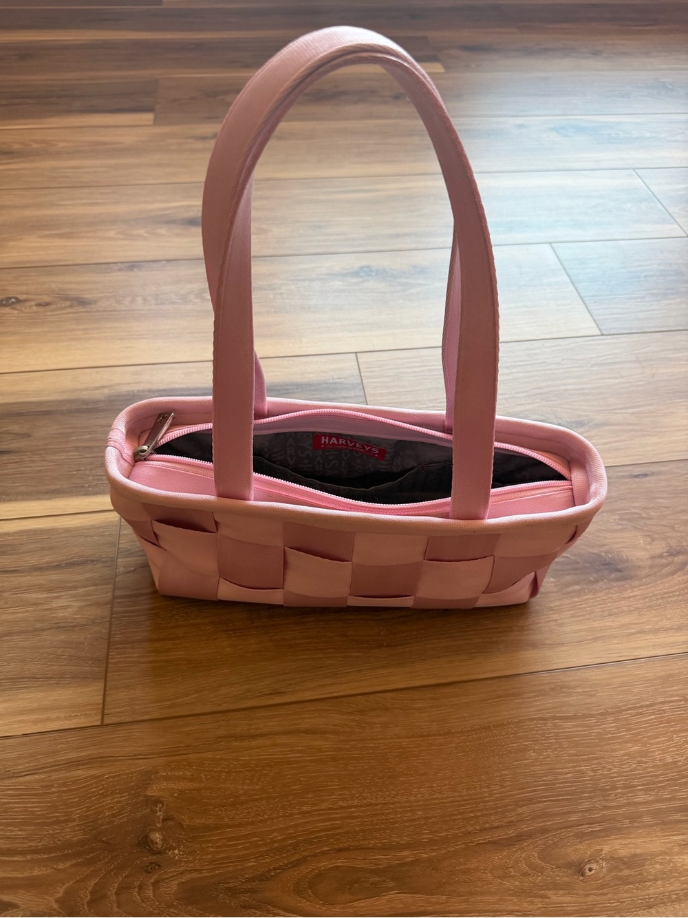 Harveys Pink Woven Shoulder Bag - Women - Picture 7 of 9
